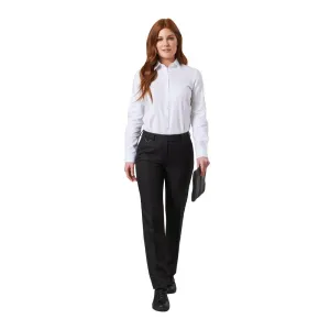 BA055-12 Brook Taverner Ladies Venus Long Leg Black Waiting Trousers Size 12