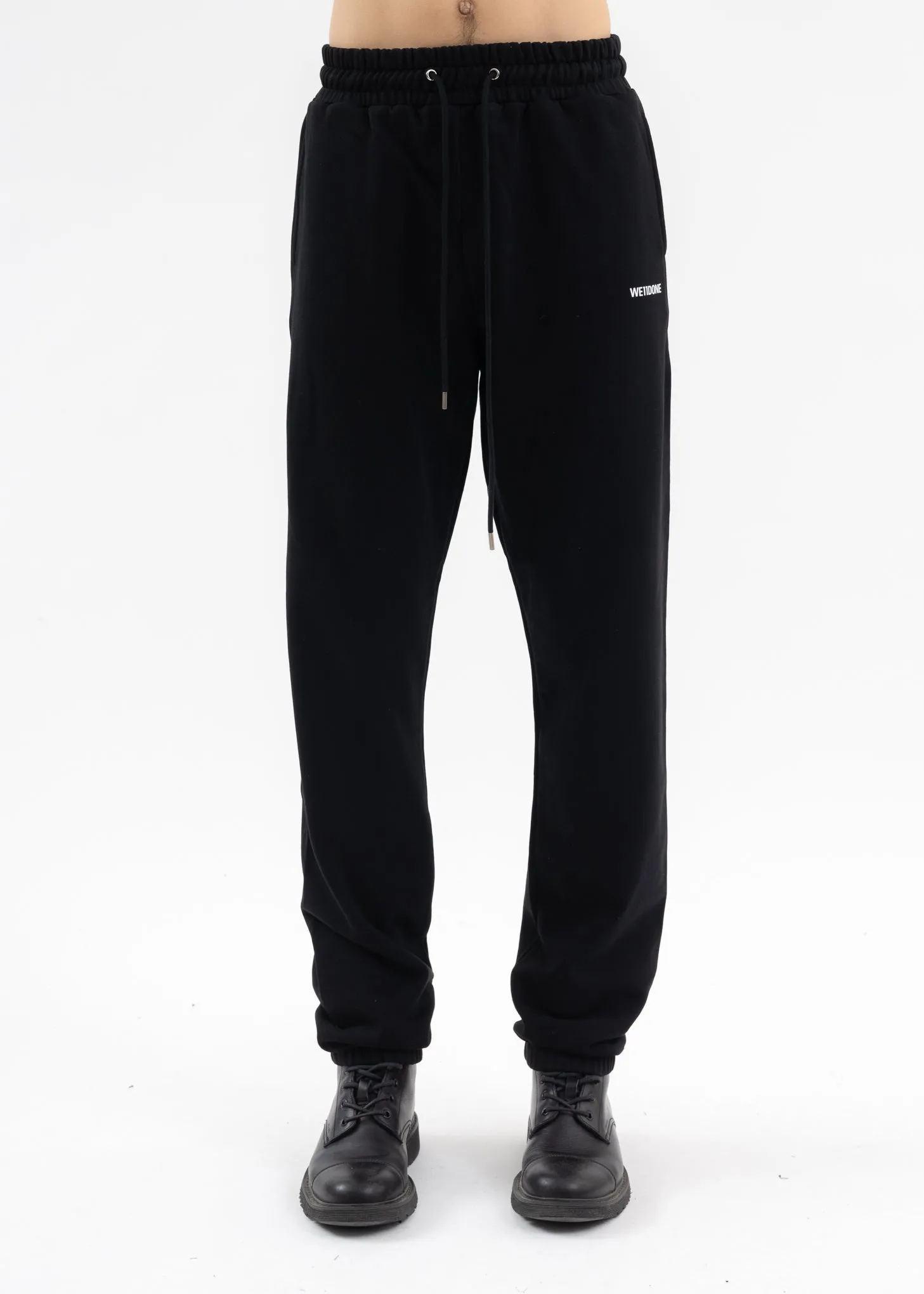BLACK LOGO MEDIUM JOGGER PANTS