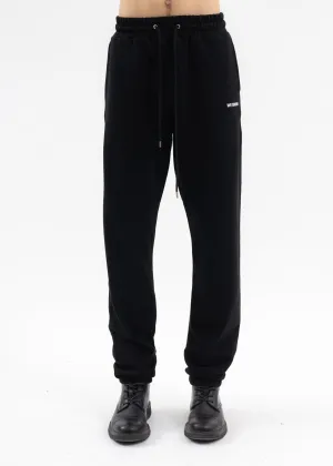 BLACK LOGO MEDIUM JOGGER PANTS