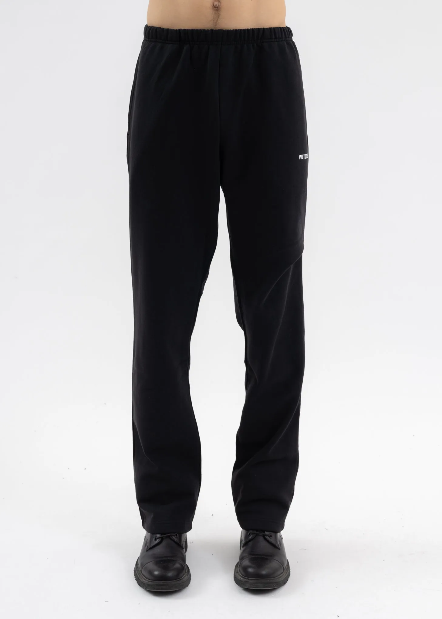 BLACK LOGO MEDIUM JOGGER PANTS