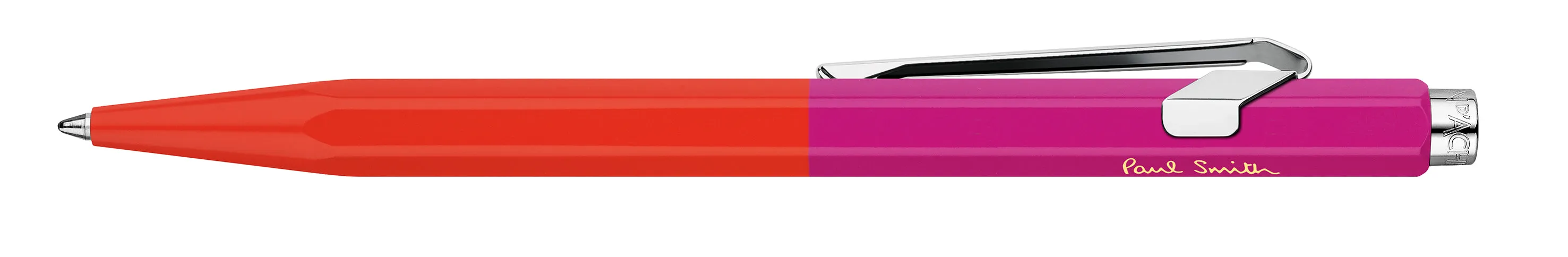 Caran d'Ache 849 Paul Smith Special Edition 4 Warm Red Melrose Pink Ballpoint