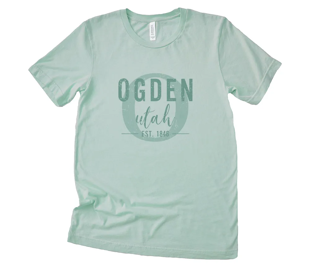 City and State w/ Initial - Custom T-Shirt