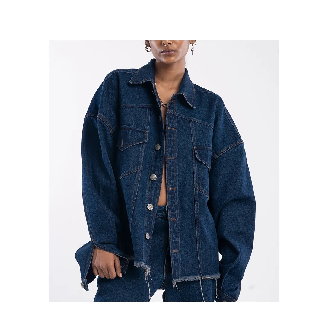 Classic Distressed Denim Jacket