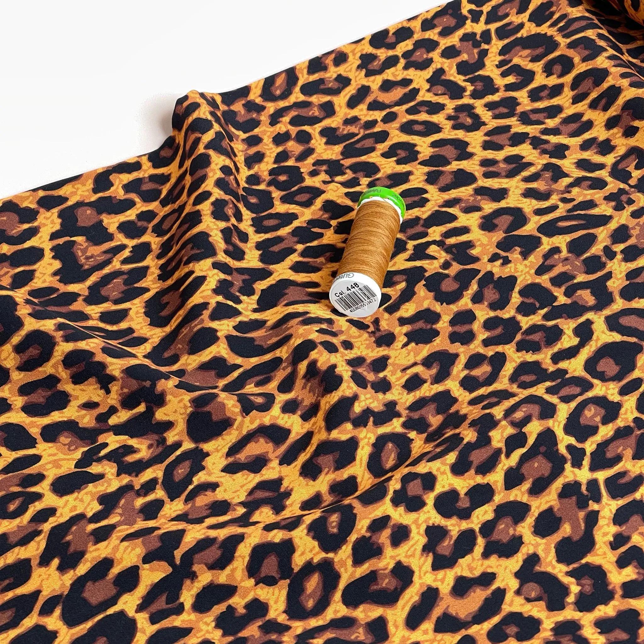 Classic Leopard LENZING™ ECOVERO™ Viscose Fabric