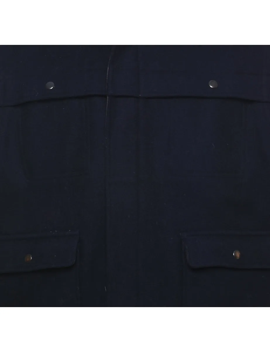 Club International Navy Zip-Front Classic Jacket - L