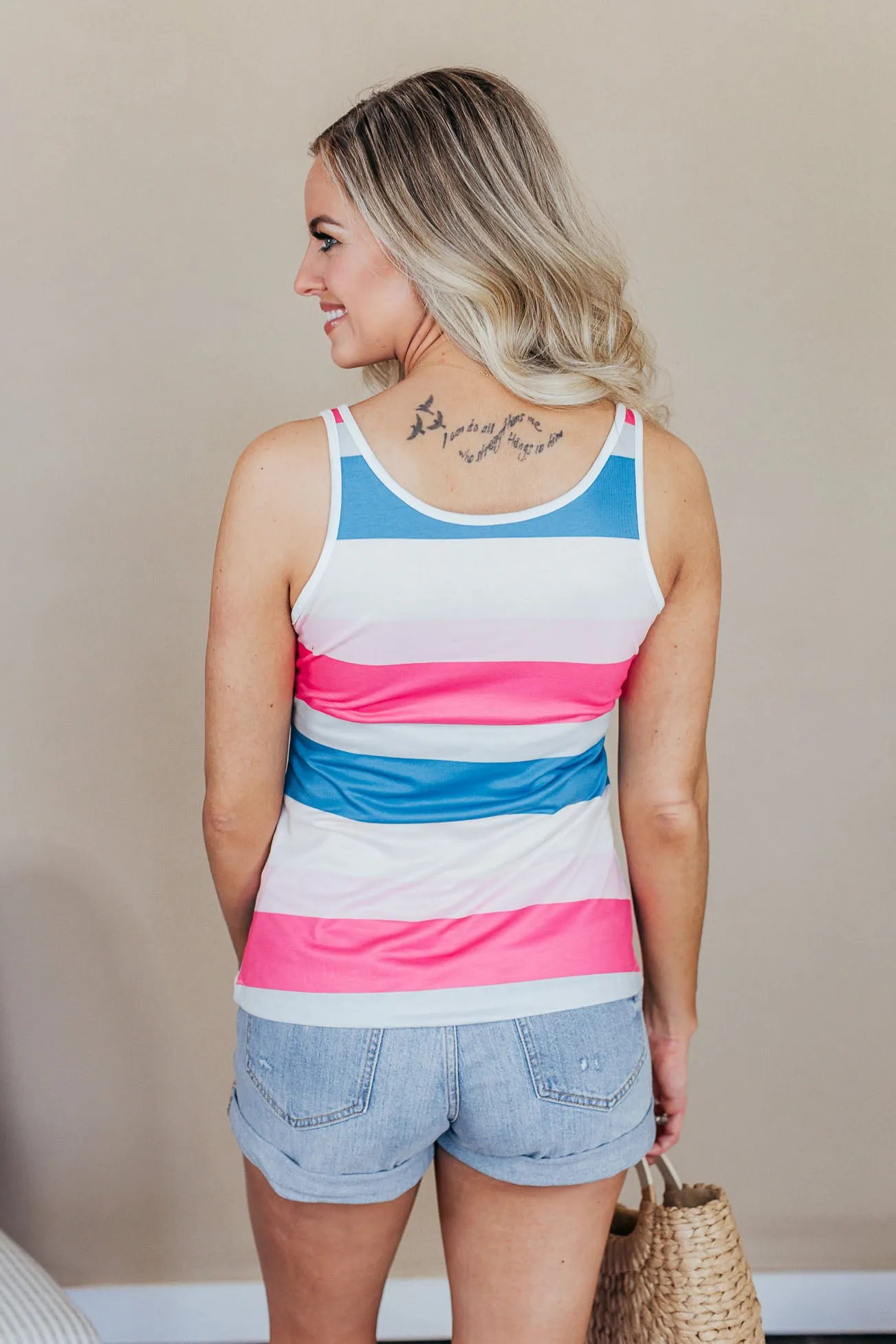 Cokie Striped Colorblock Tank Top - 3 Colors