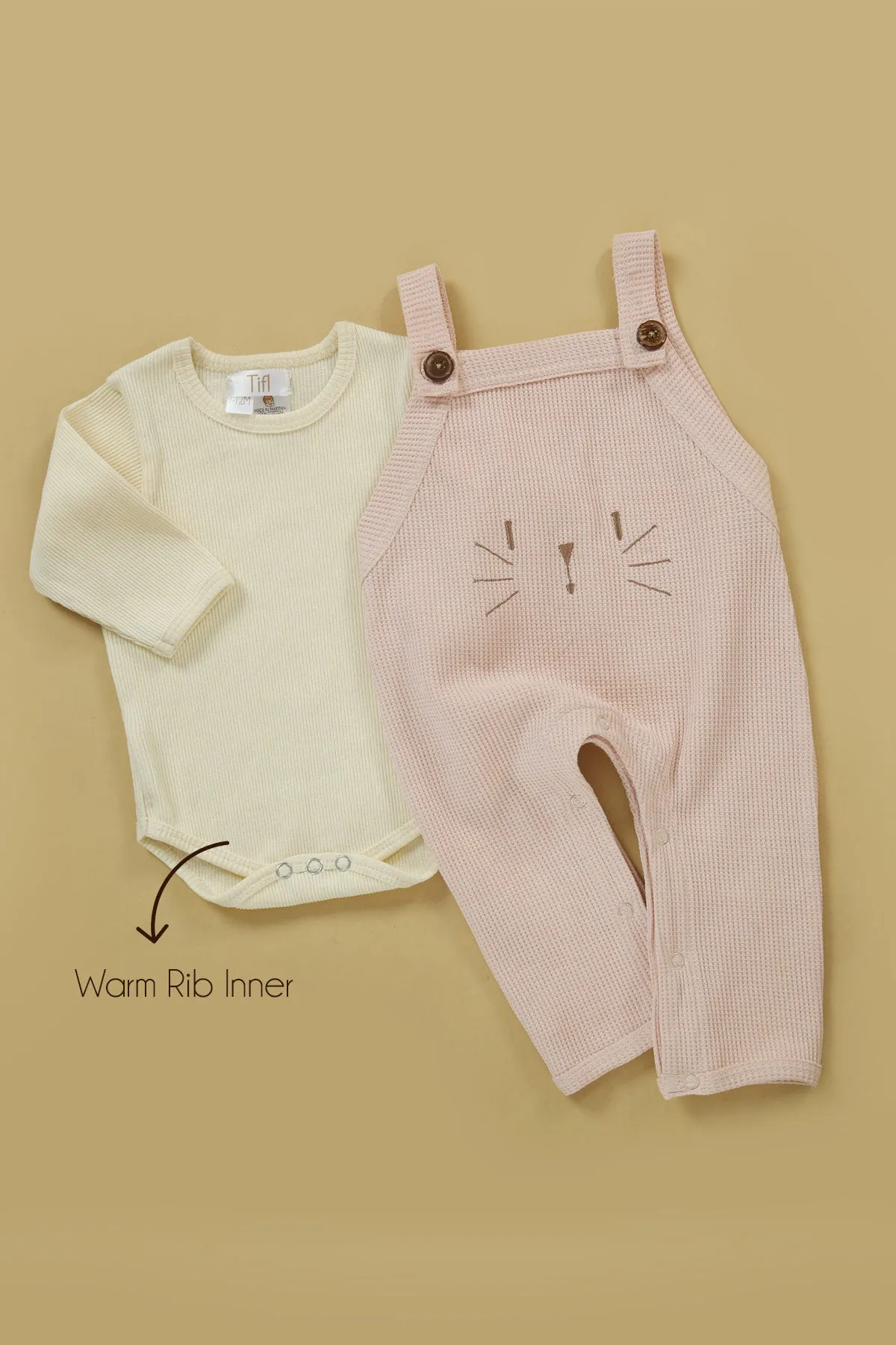 Embroidered Bunny Jumper & Bodysuit 2pc Set