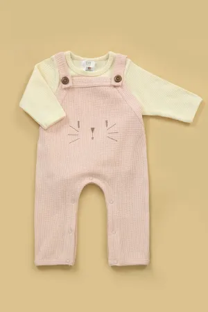 Embroidered Bunny Jumper & Bodysuit 2pc Set