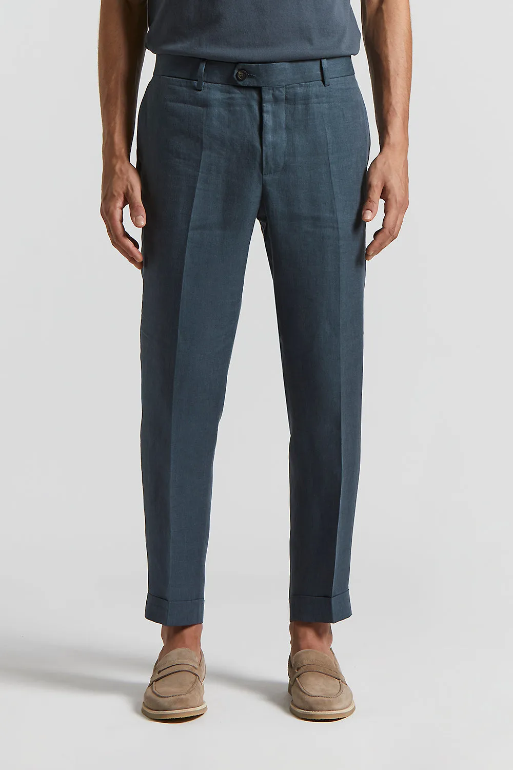 Ermenegildo Zegna pure linen trousers