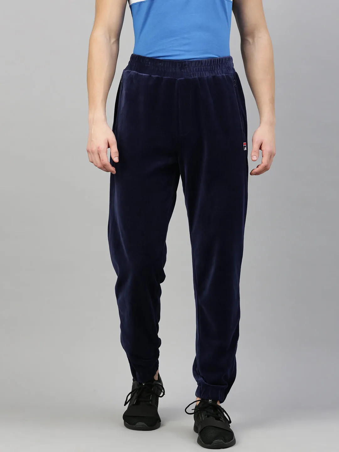 Fila White Dortmund Men's Cuffed Jogger