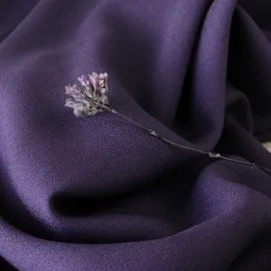 Églantine & Zoé - Violet Viscose Crepe Fabric