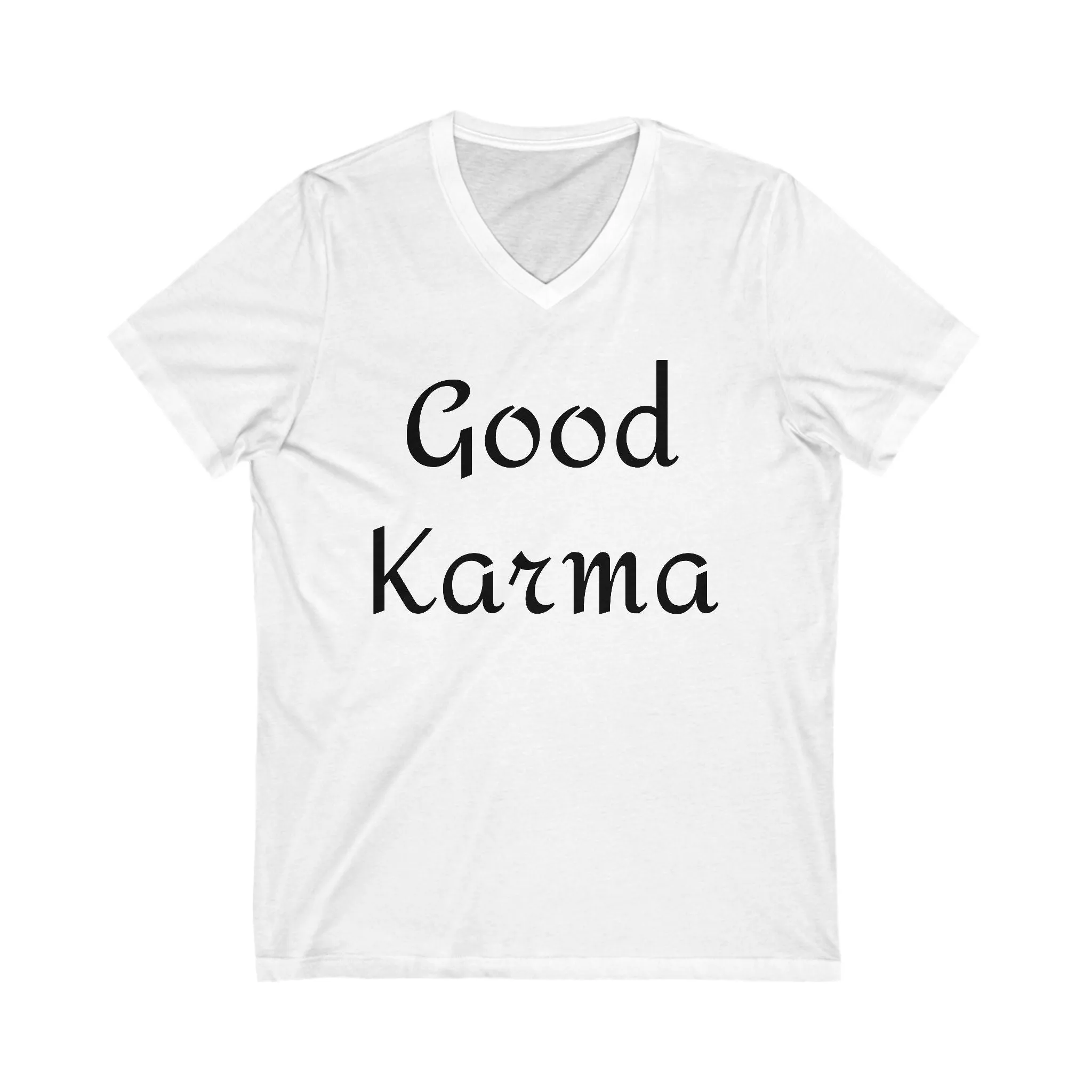 Good Karma Short Sleeve V-Neck Tee