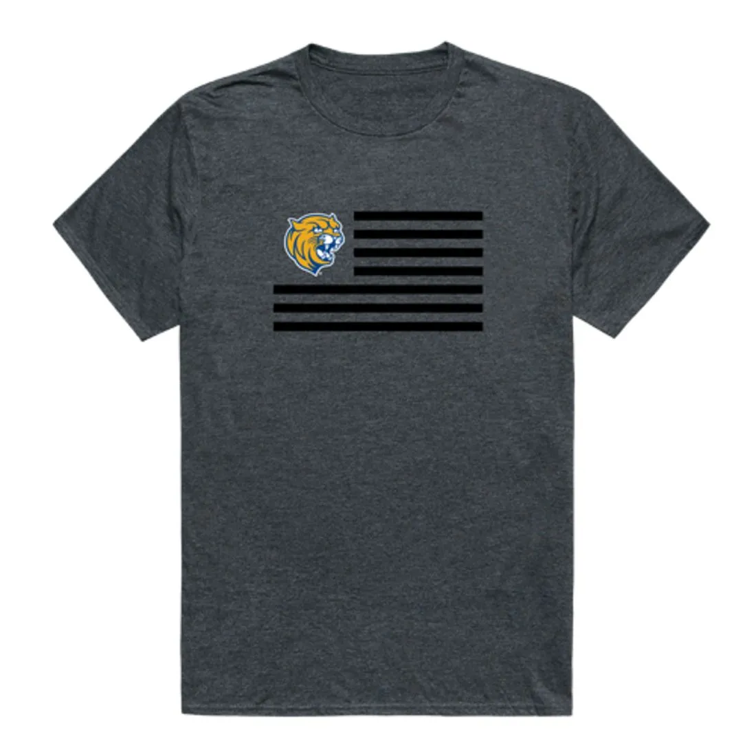 Johnson & Wales University Wildcats USA Flag T-Shirt Tee