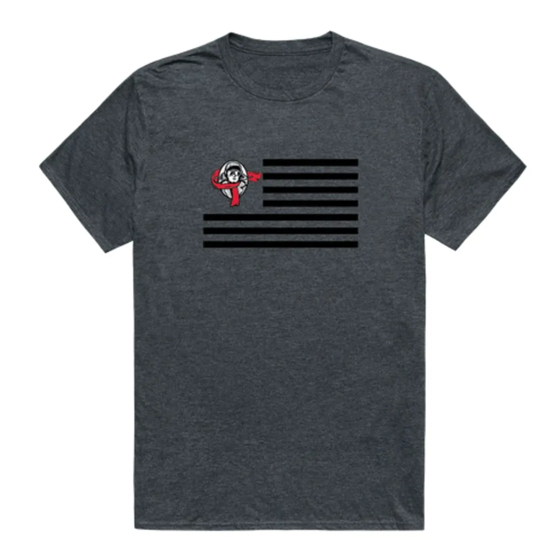 Lewis University Flyers USA Flag T-Shirt Tee