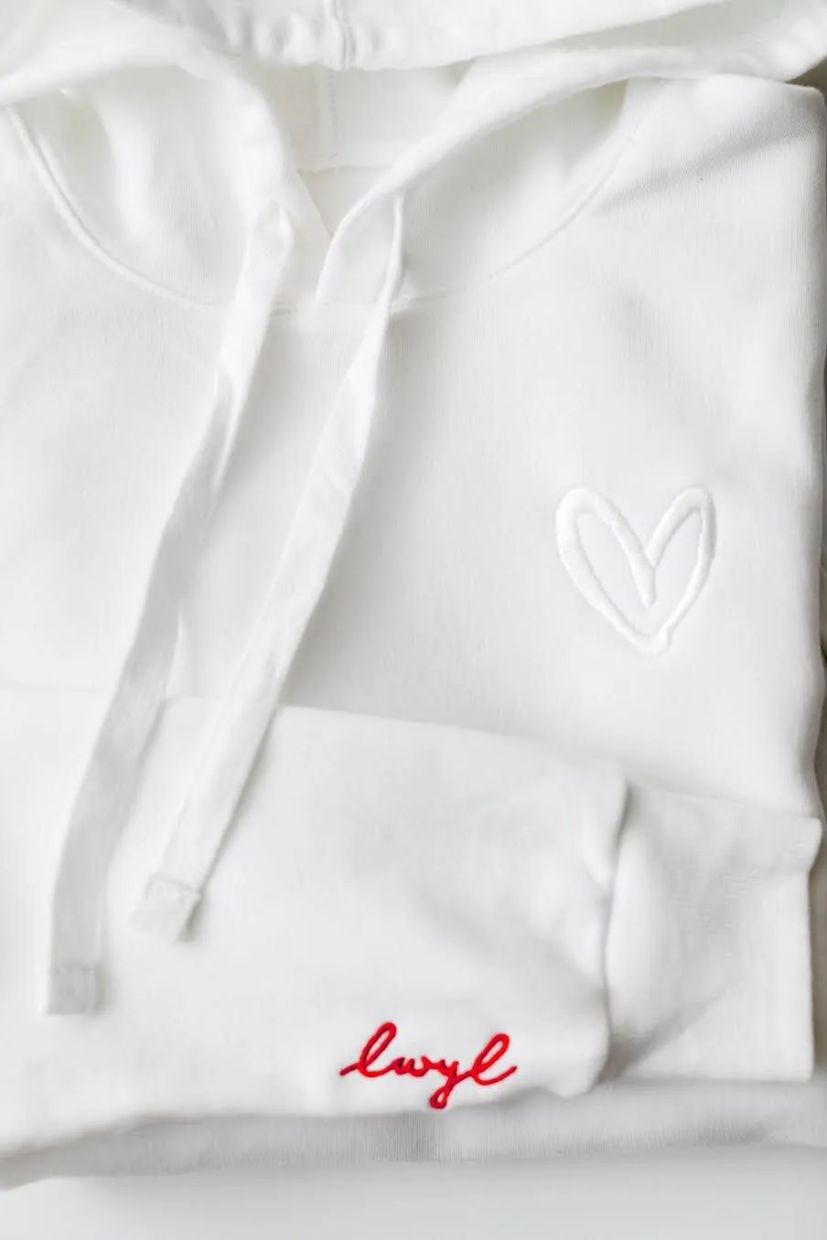 Live What You Love Pullover Hoodie - White