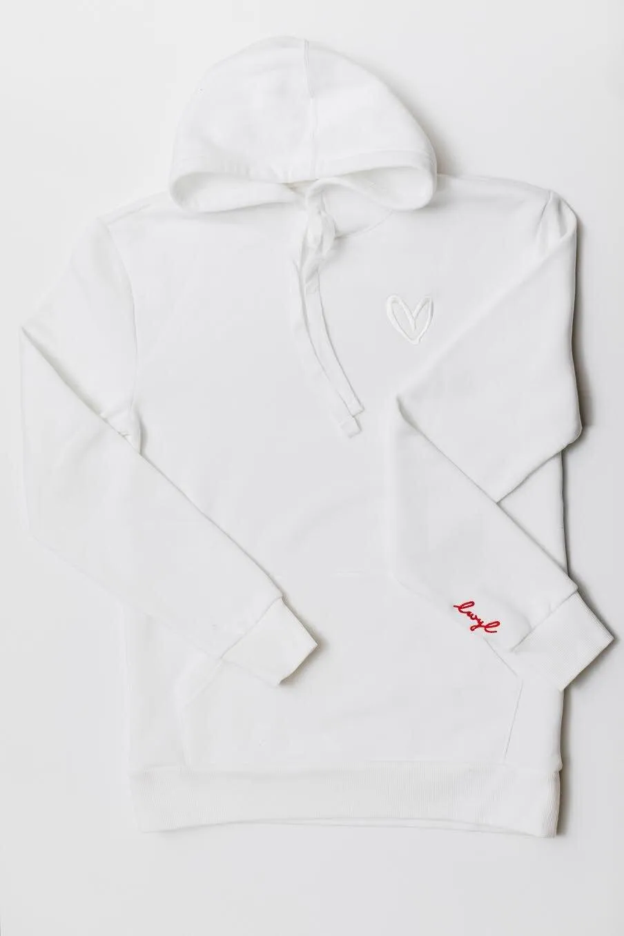 Live What You Love Pullover Hoodie - White