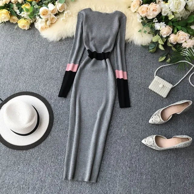 Long Knitted Dresse