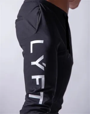 Men Sports Running Pants Pockets Athletic Training Side Zipper Pants Elasticity Legging Jogging Gym Trousers