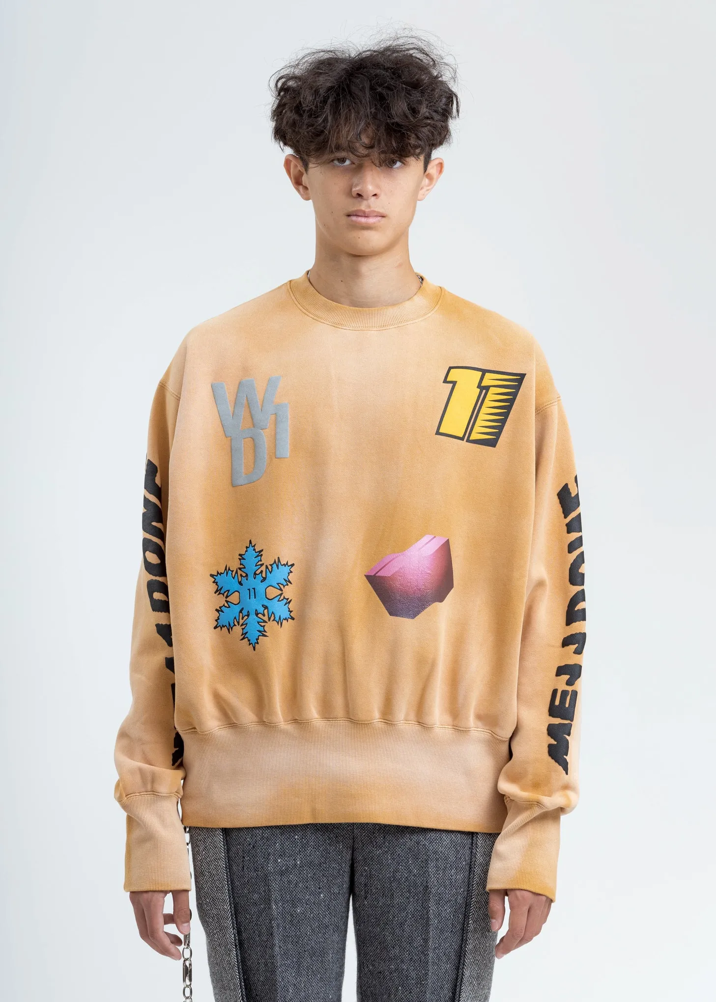 Mustard Multi Logo Sweatshirt