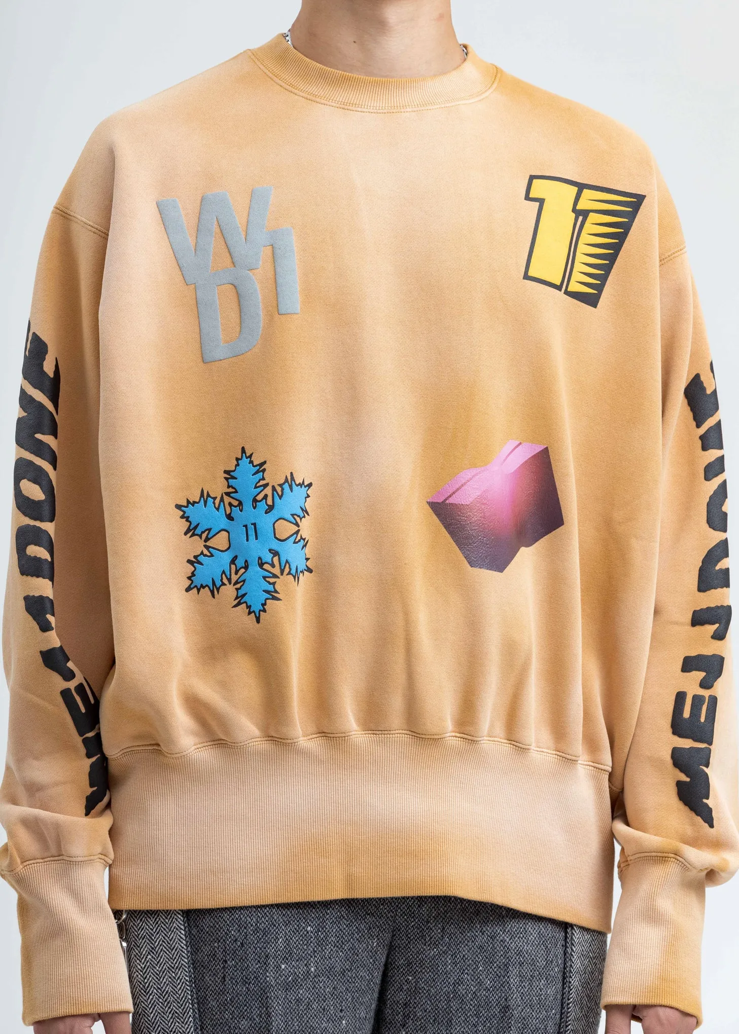 Mustard Multi Logo Sweatshirt