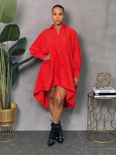 Oversize Shirt Dress