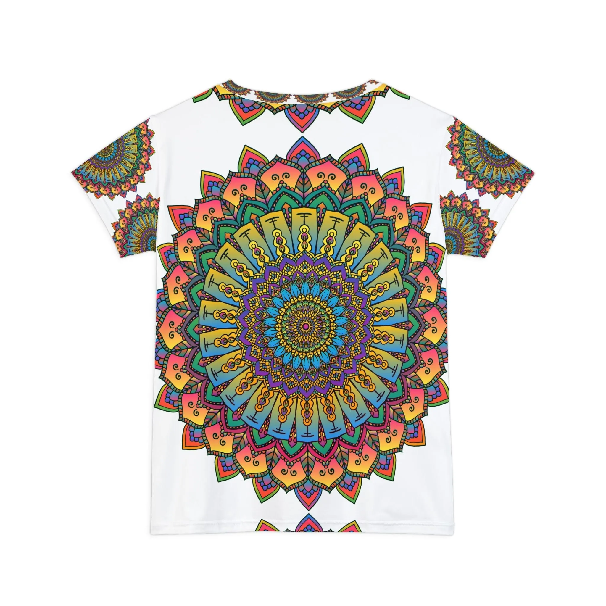 Rainbow Mandala Women's T-Shirt - Boho Chic