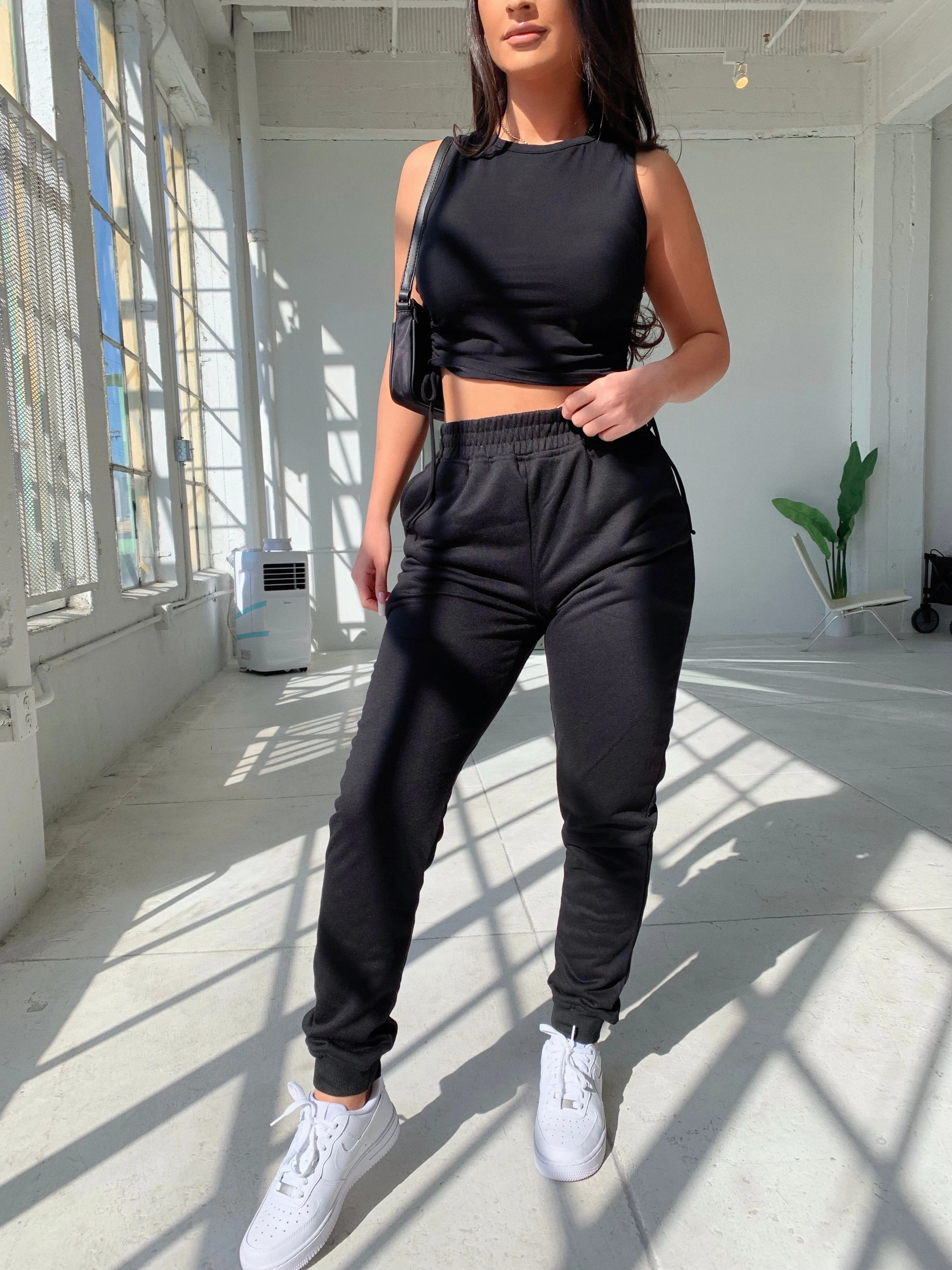 raquel joggers (BLACK)