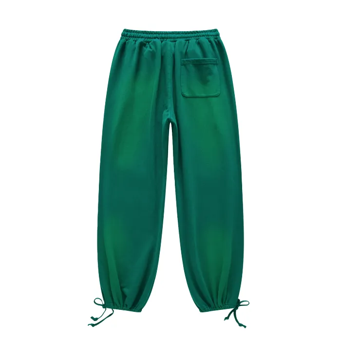 Royal-tz Women Green Ombre Washed Joggers