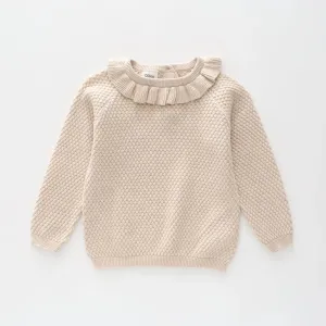 Ruffle Knit Pullover