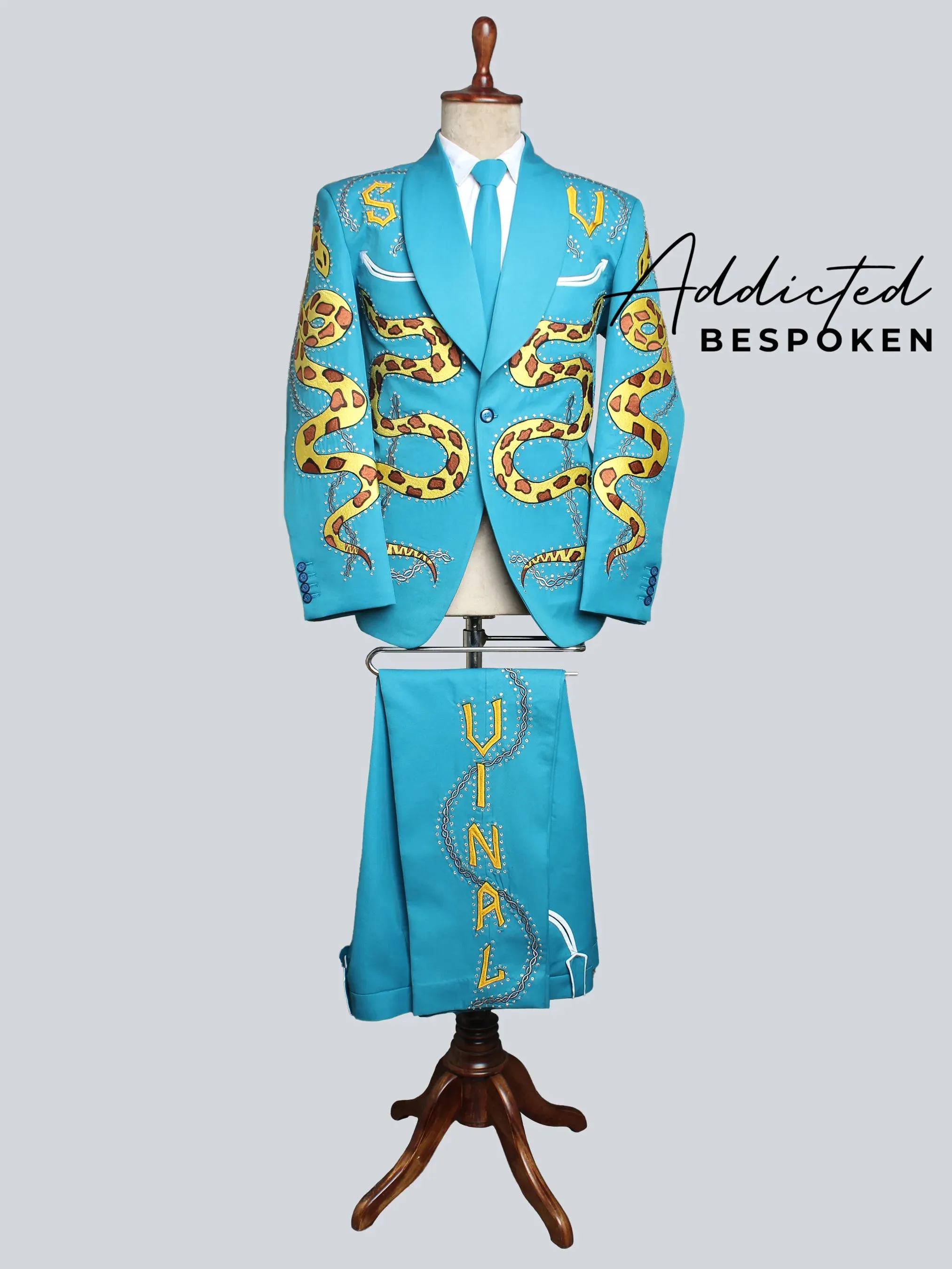 Serpentine Elegance Suit