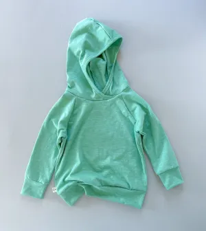 SLUB JERSEY HOODIE | SEA GLASS
