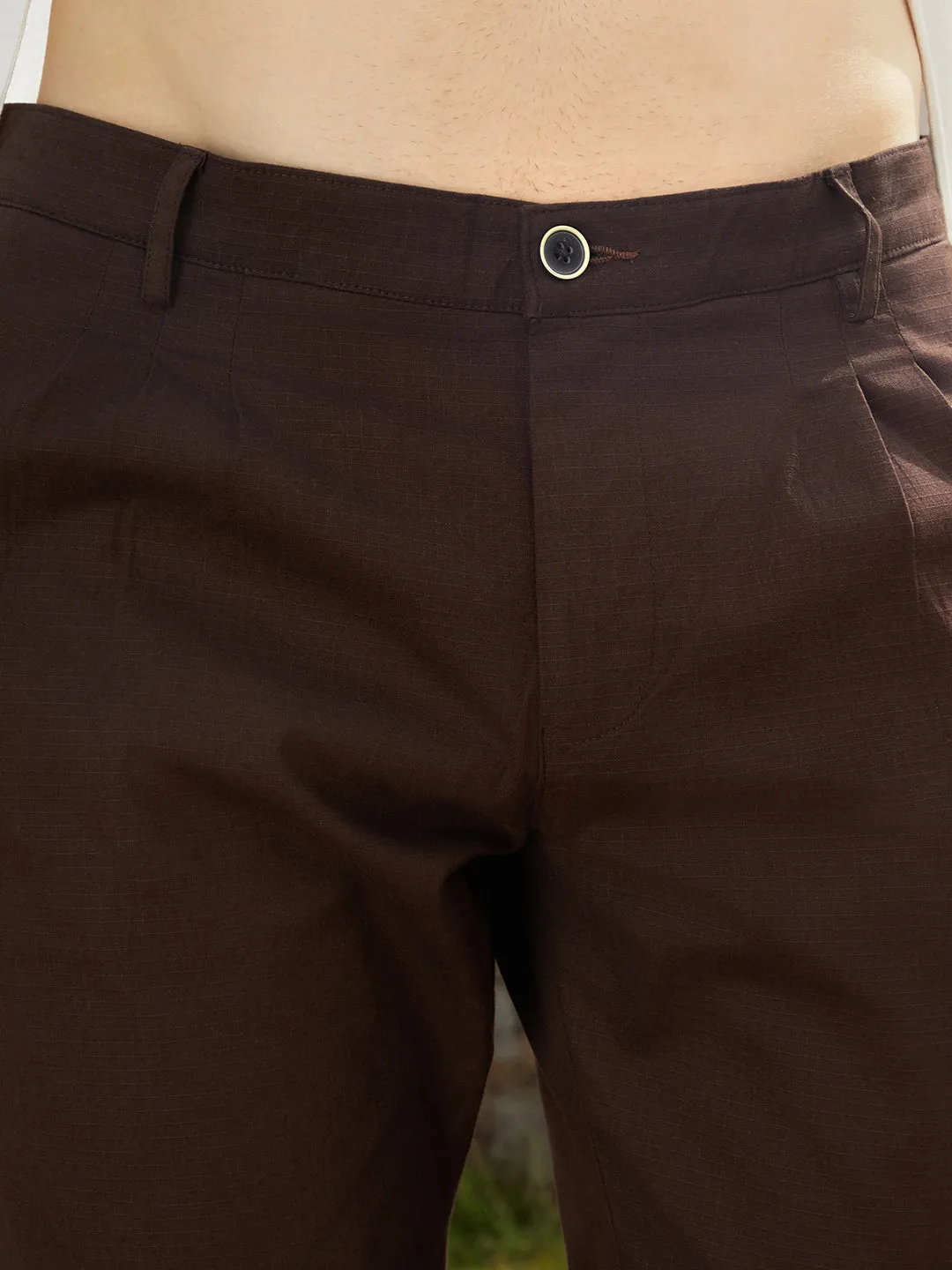 Solid Chino Trousers
