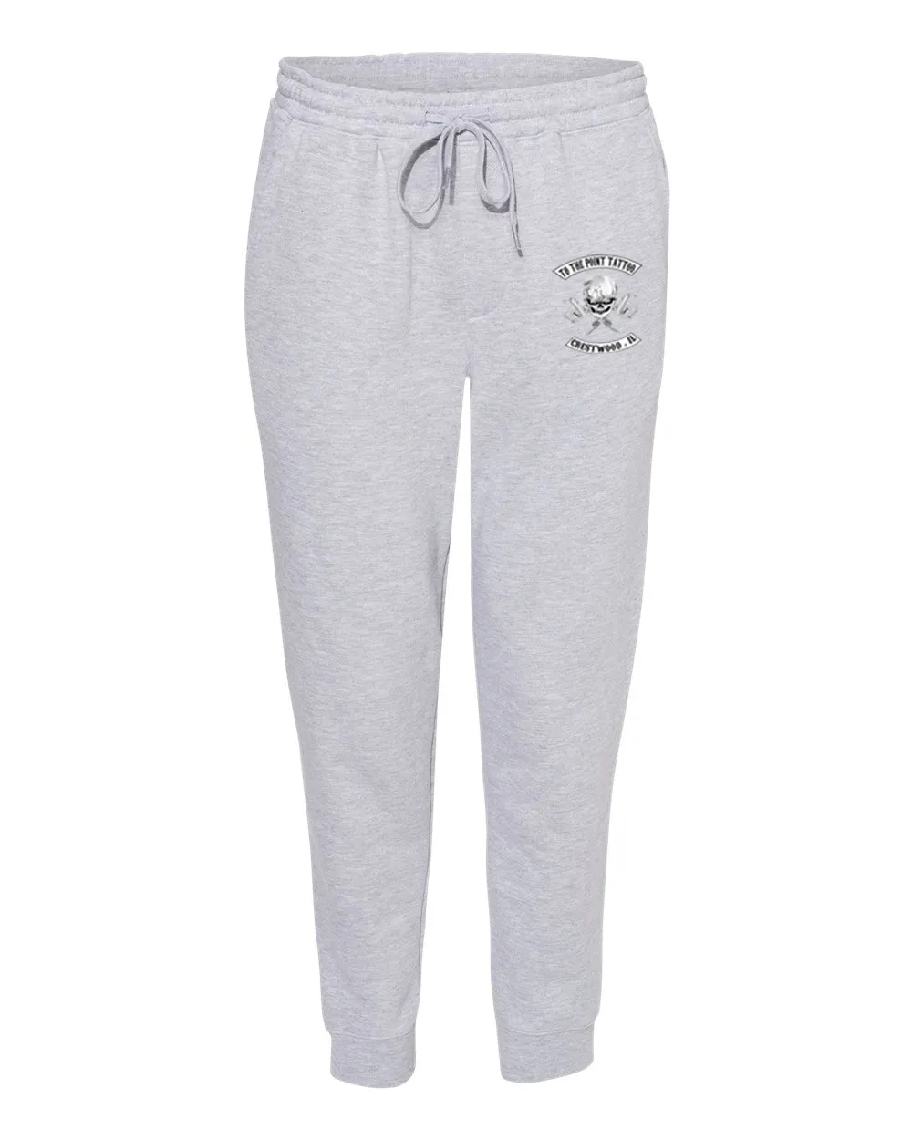 To The Point Tattoo "OG" Midweight Fleece Pants w/Pockets - Grey Heather