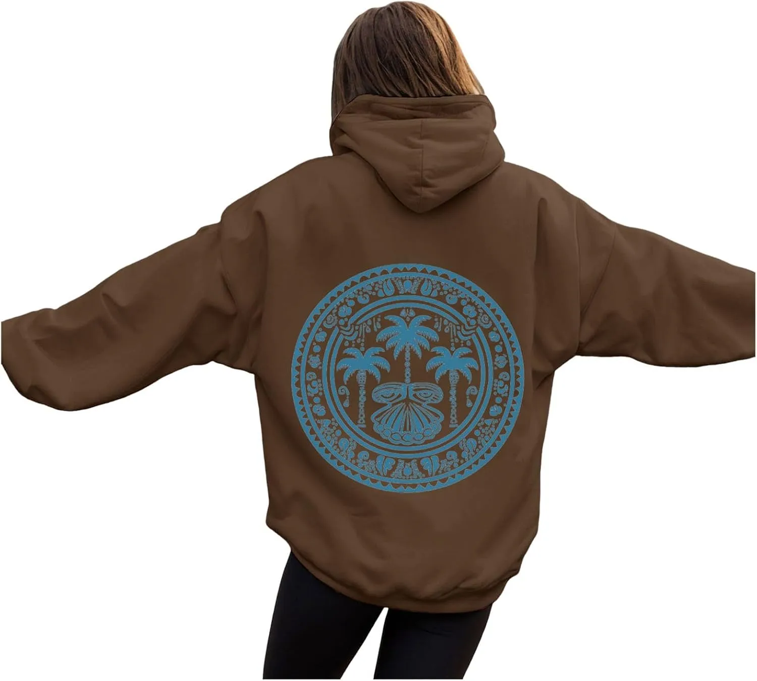 Womens Oversized Hoodie Y2K Hoodie Vintage Sweatshirt Heavyweight Streetwear Trendy Hoodies