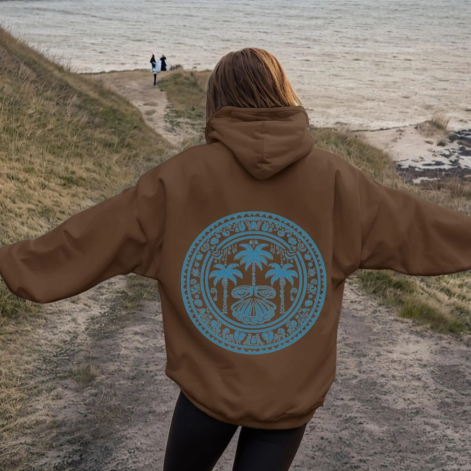 Womens Oversized Hoodie Y2K Hoodie Vintage Sweatshirt Heavyweight Streetwear Trendy Hoodies